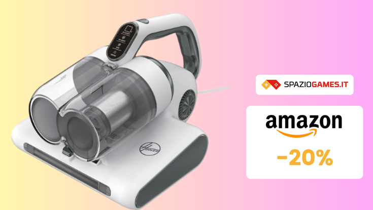 Battimaterasso motorizzato Hoover SCONTATO del 20% su Amazon!