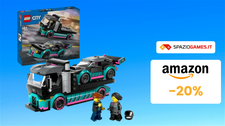 Immagine di Auto da Corsa e Trasportatore LEGO: prezzo top! 24€!