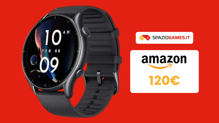 Smartwatch Amazfit Gtr 3 a soli 120€! Risparmio di 30€!