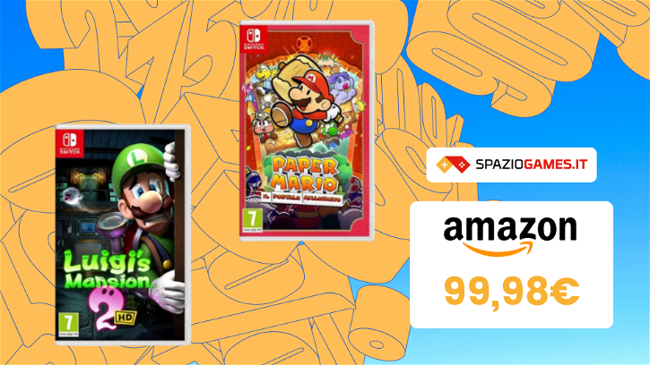 Immagine di WOW! Bundle Paper Mario + Luigi’s Mansion 2HD a soli 99,98€!