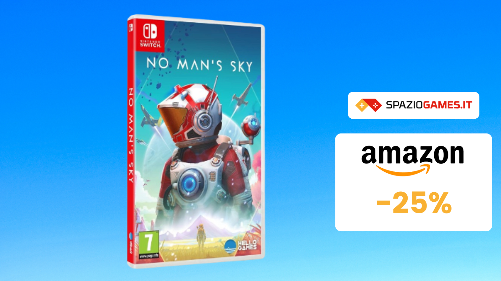 Soltanto 30€ per No Man's Sky per Nintendo Switch! -25%!