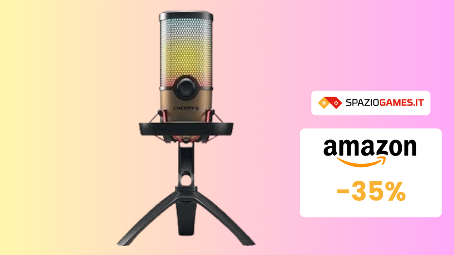 Immagine di Microfono Cherry UM 9.0 PRO RGB imperdibile a 98€! -35%!