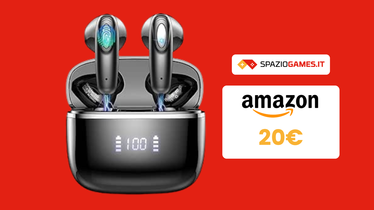 Immagine di Auricolari true wireless a 20€ con sconto e coupon!