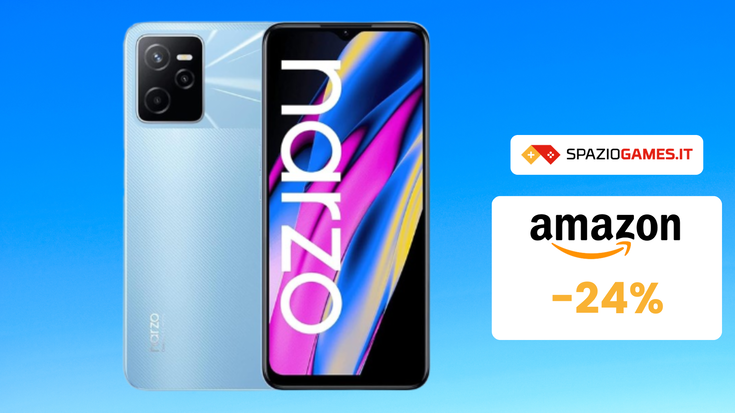 Smartphone realme Narzo 50A Prime a 110€! Sconto del 24%!