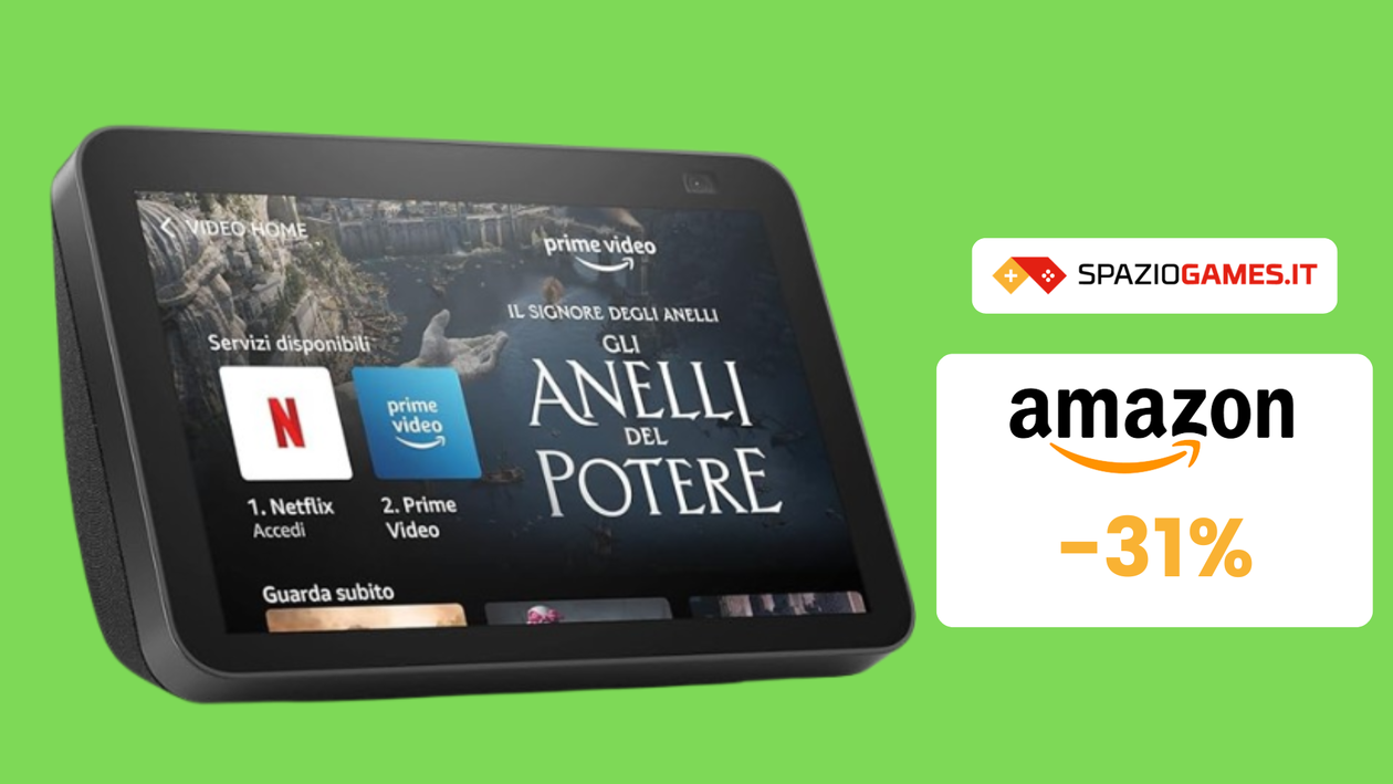 Immagine di OFFERTA speciale: Echo Show 8 a 90€! Risparmio del 31%!