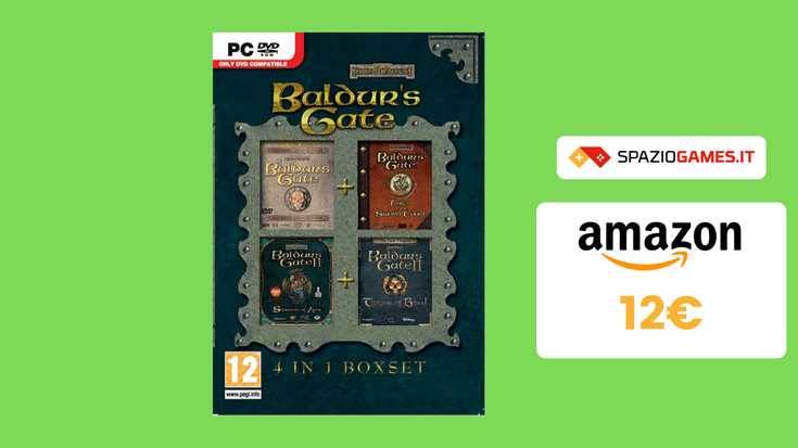 Boxset Baldur's Gate 4-in-1 al prezzo SHOCK di 12€!