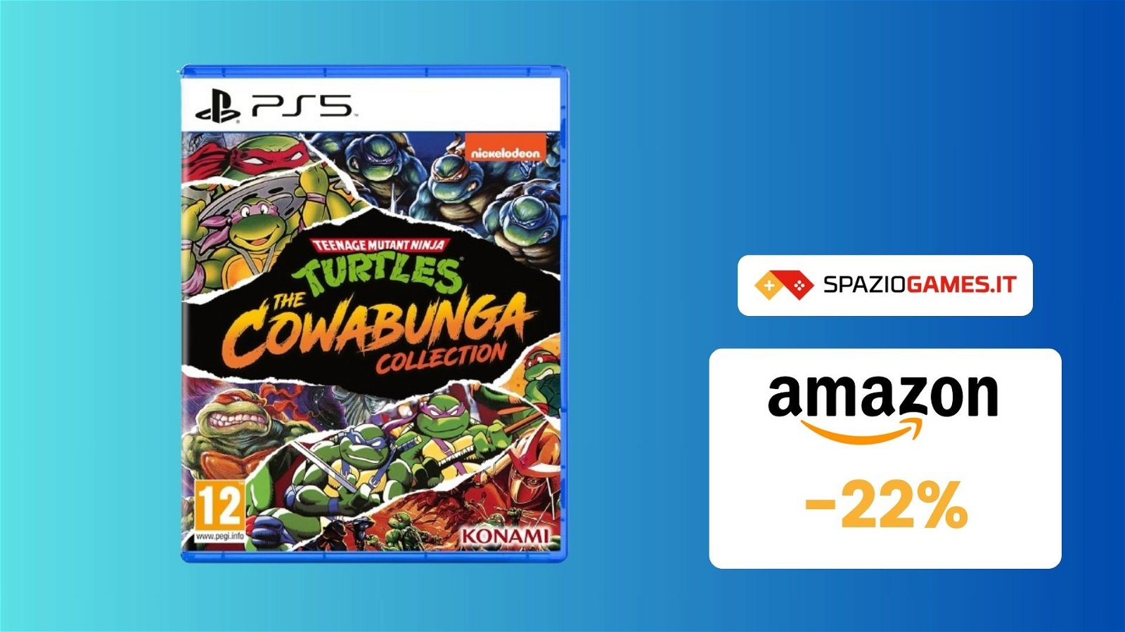 SUPER sconto su Teenage Mutant Ninja Turtles: The Cowabunga Collection per PS5! (-22%)