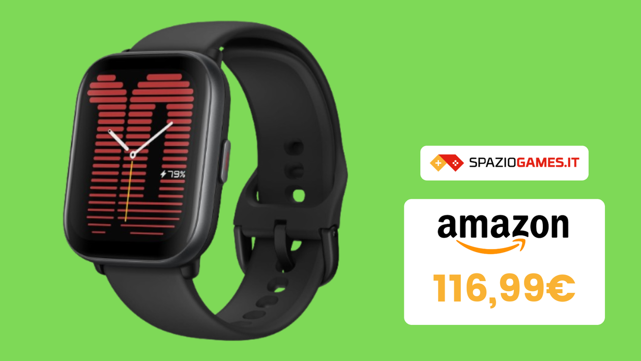 Immagine di CHE PREZZO! Oggi Amazfit Active su Amazon a SOLI 117€