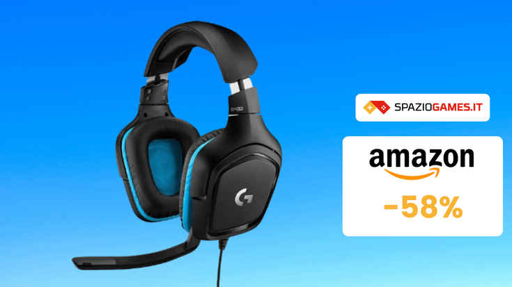 Cuffie da Gaming Logitech G G432 a 40€! Le più vendute su Amazon!