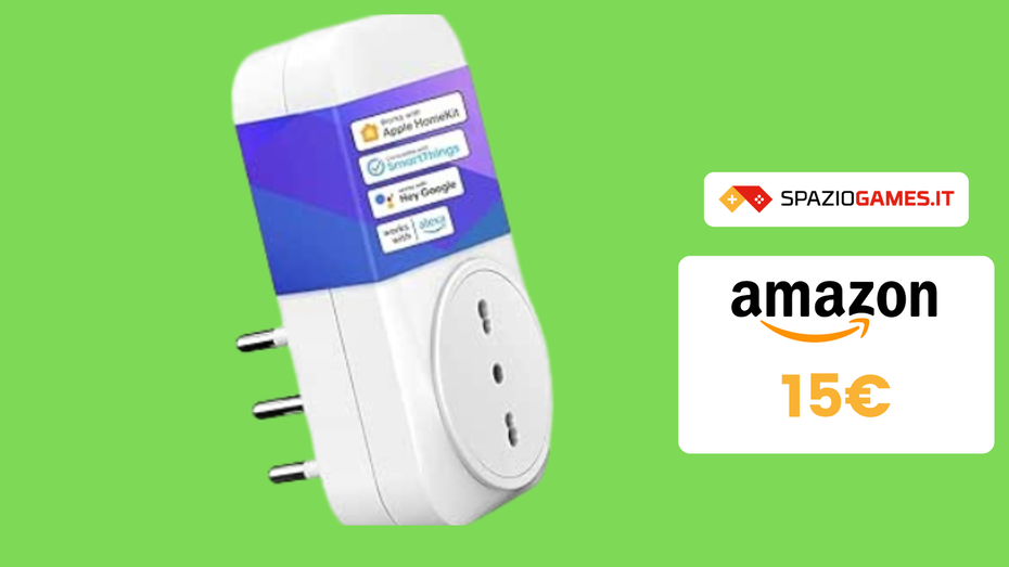 Immagine di Presa smart Wi-Fi su Amazon con un COUPON sconto del 15%!