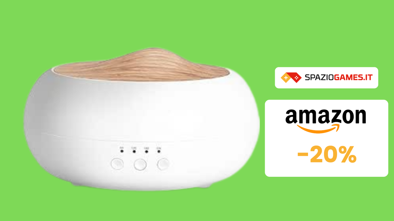 Immagine di Diffusore di oli essenziali a 31€ con il COUPON sconto!