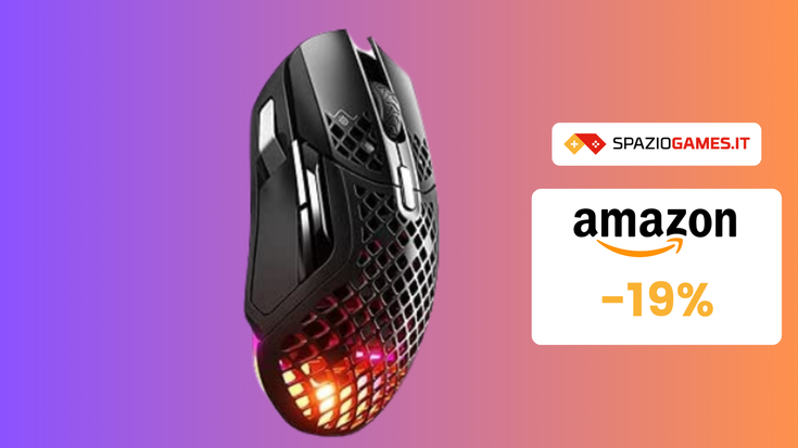 OTTIMO mouse da gaming SteelSeries Aerox 5 a 100€!