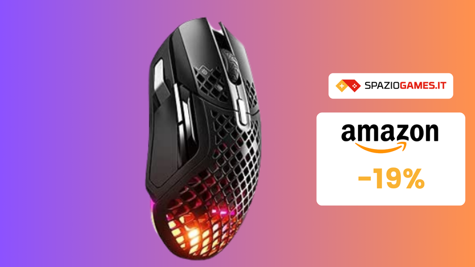 Immagine di OTTIMO mouse da gaming SteelSeries Aerox 5 a 100€!