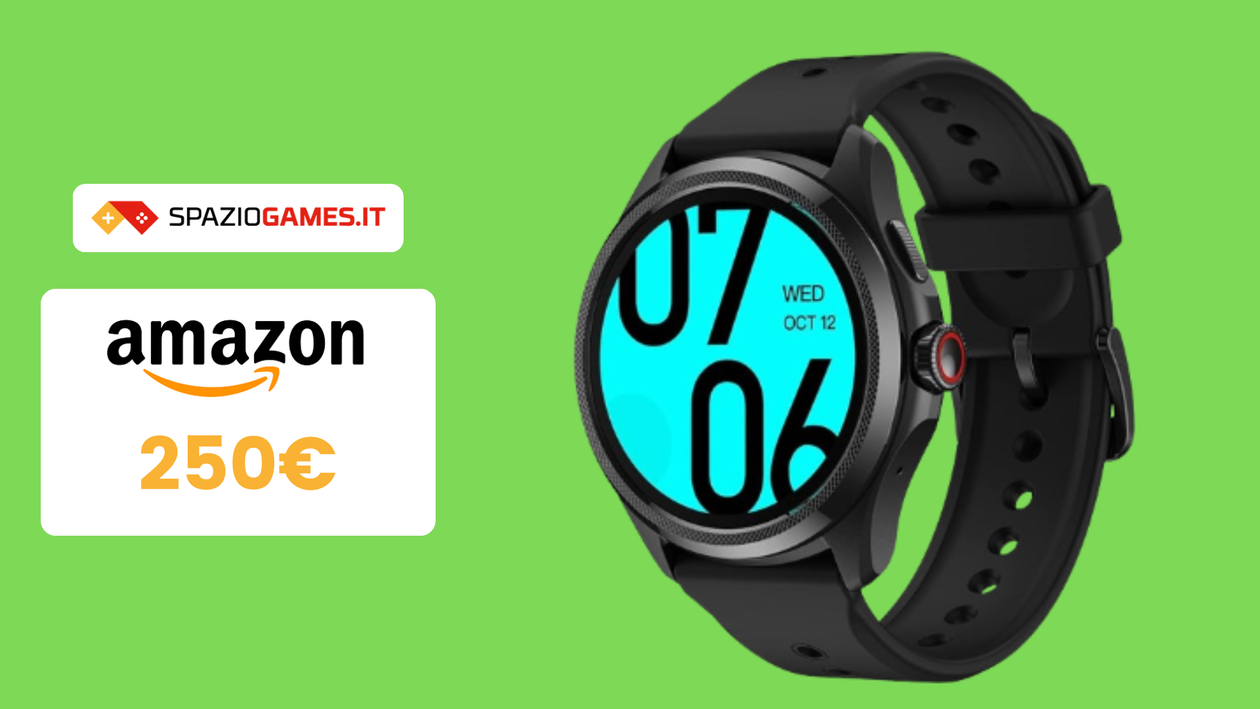 Immagine di MINIMO STORICO sullo Smartwatch sportivo Ticwatch Pro 5!