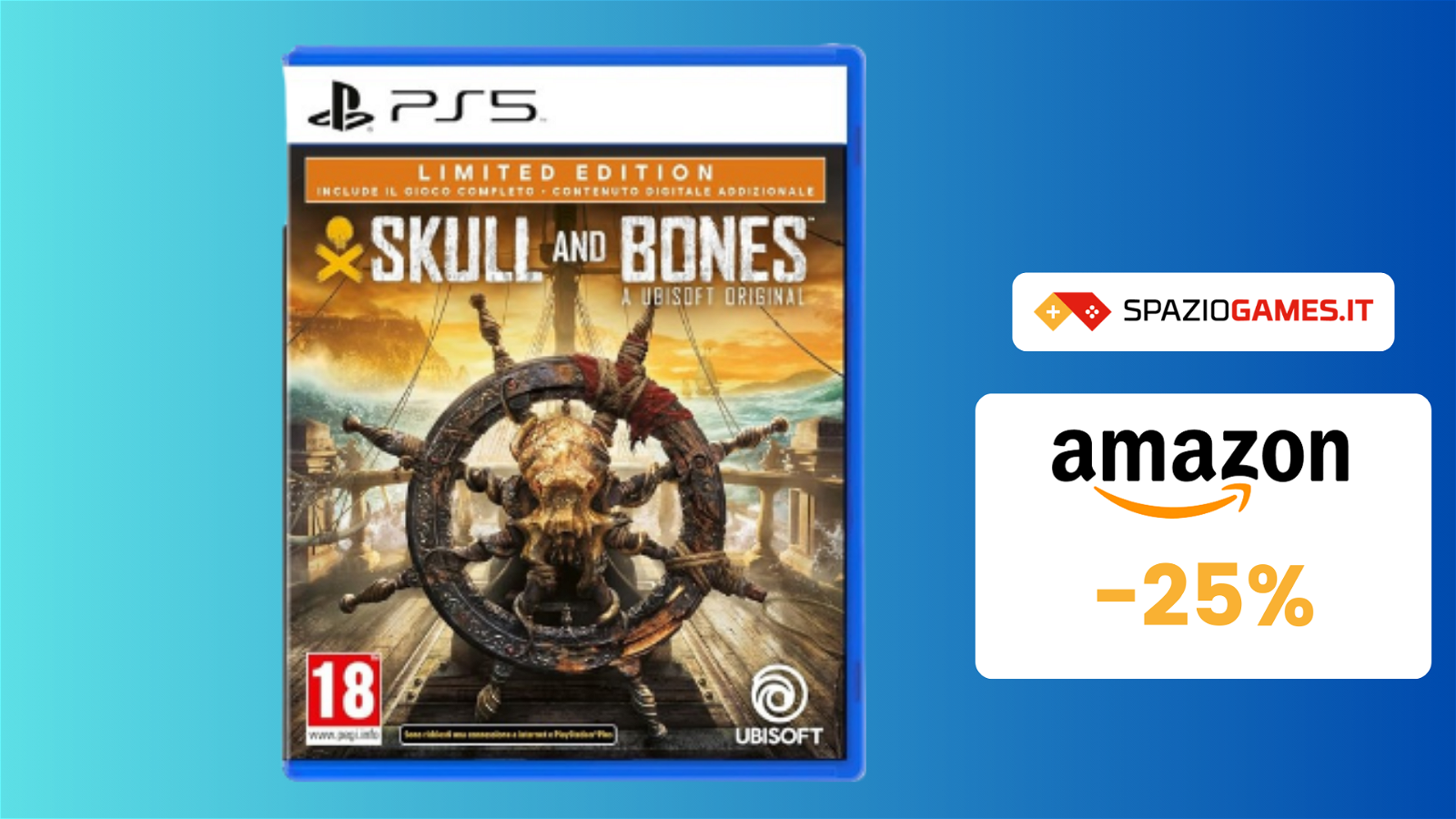 Skull & Bones - Limited Edition per PS5 a SOLI 60€! -25%!