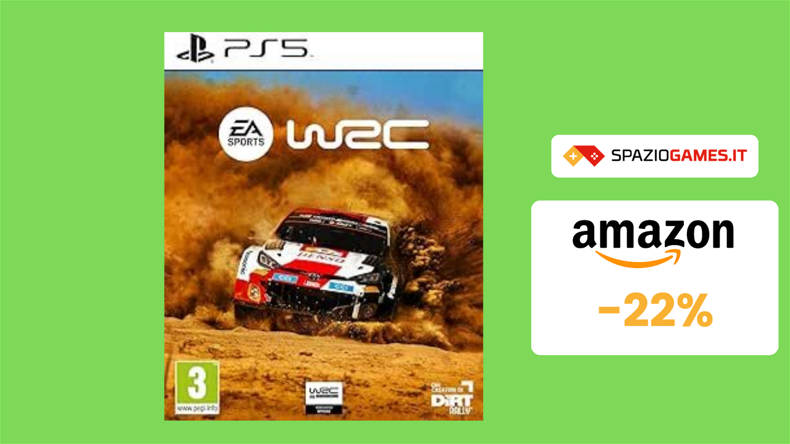 EA SPORTS WRC per PS5 a solo 39€! RISPARMIO del 22%!