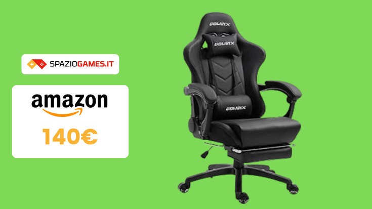 Sedia da gaming ergonomica Dowinx a soli 140€ con un COUPON sconto!