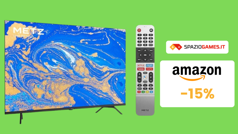 Immagine di Smart TV Metz da 43" IMPERDIBILE a 260€! Sconto del 15%!