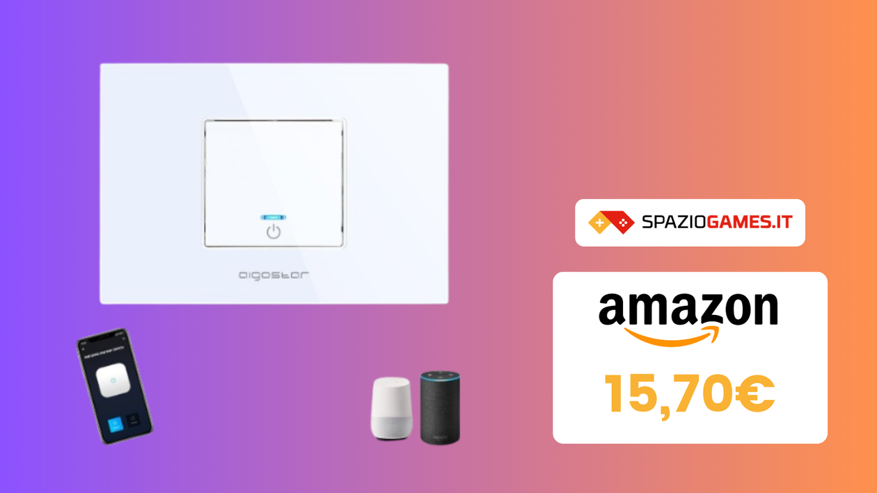Immagine di CHE PREZZO! Ottimo interruttore smart a SOLI 15€!
