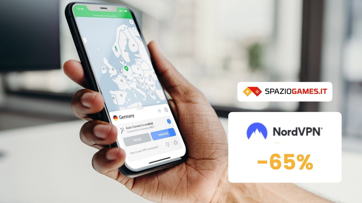 Immagine di NordVPN, leader nella protezione della privacy su internet, ora con uno SCONTO IMPERDIBILE del 65%