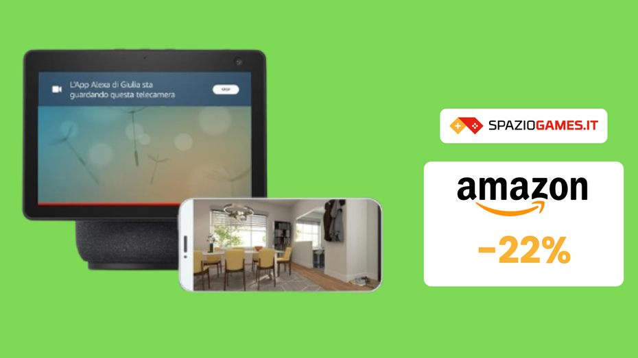 Immagine di Echo Show 10 su Amazon ad un prezzo SUPER! Sconto del 22%!