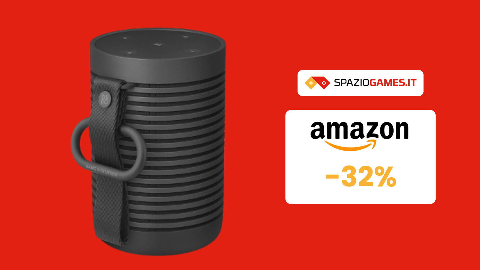 Speaker portatile Bang & Olufsen in OFFERTA con SCONTO del 32%!