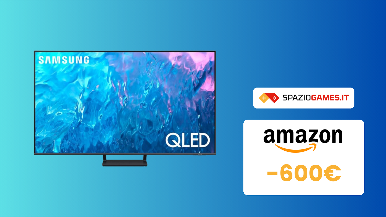 Smart TV Samsung QLED da 65": perfetta per il gaming e scontatissima! (-600€)