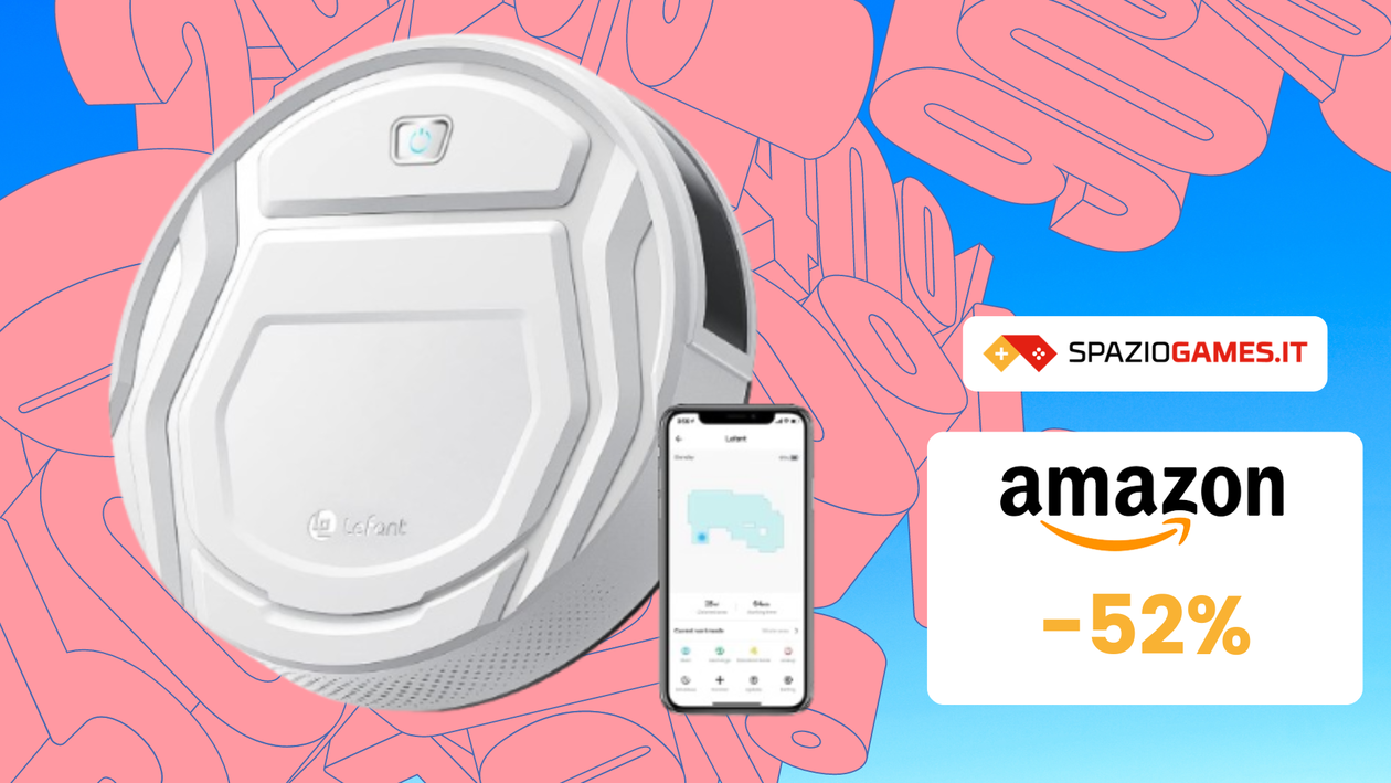Immagine di LEFANT M210: ottimo robot aspirapolvere a meno di 100€ su Amazon!