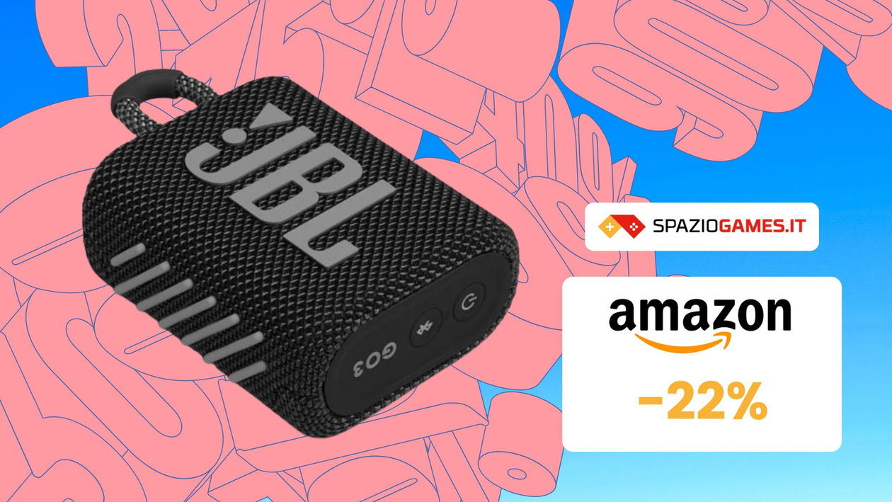 Immagine di Speaker portatile JBL GO 3 a SOLI 35€! 22% di SCONTO!