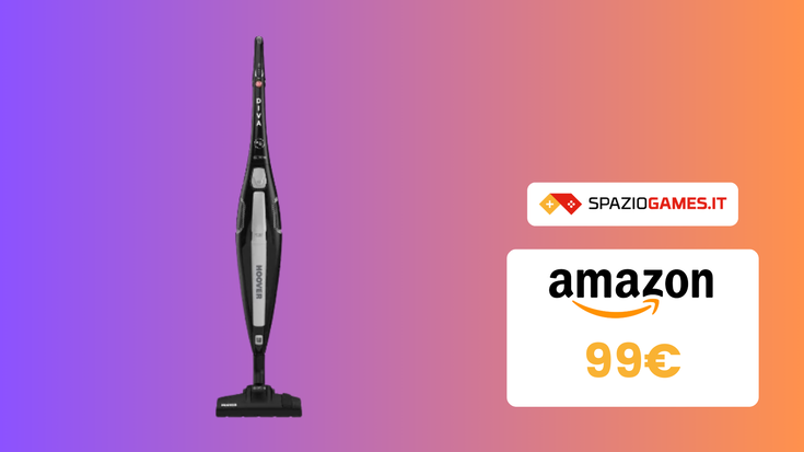 WOW! Scopa elettrica Hoover Diva oggi a SOLI 99€ su Amazon!