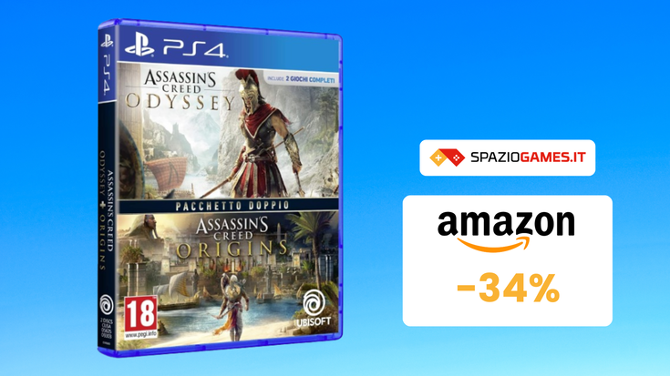 Egitto e Grecia vi aspettano: Assassin's Creed Origins + Odyssey oggi in sconto