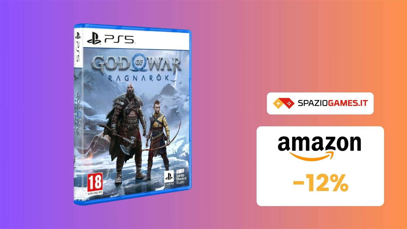 God Of War Ragnarok per PS5 in SCONTO! Lo paghi MENO DI 50€!