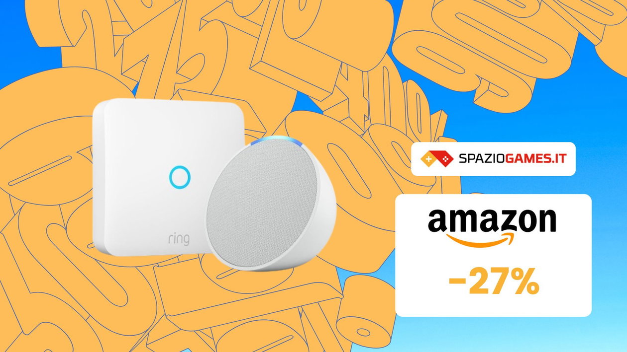 Immagine di Echo Pop + Ring Intercom: bundle smart imperdibile a MENO DI 37€! -27%