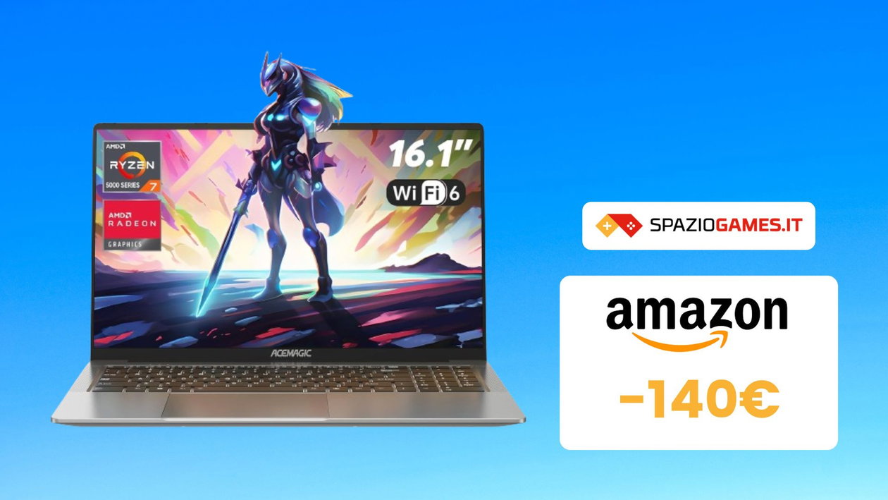 Immagine di Questo notebook gaming ACEMAGIC può essere vostro per soli 450€! Ne vale la pena?