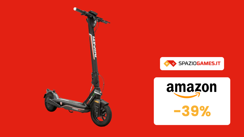 Immagine di Entrate nel team dei ducatisti con questo monopattino elettrico in sconto (-39%)