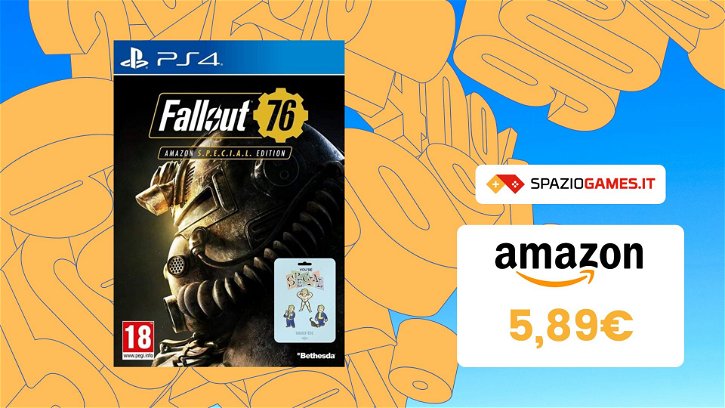 Immagine di Questa edizione speciale di Fallout 76 vi costa SOLI 6€! IMPERDIBILE!