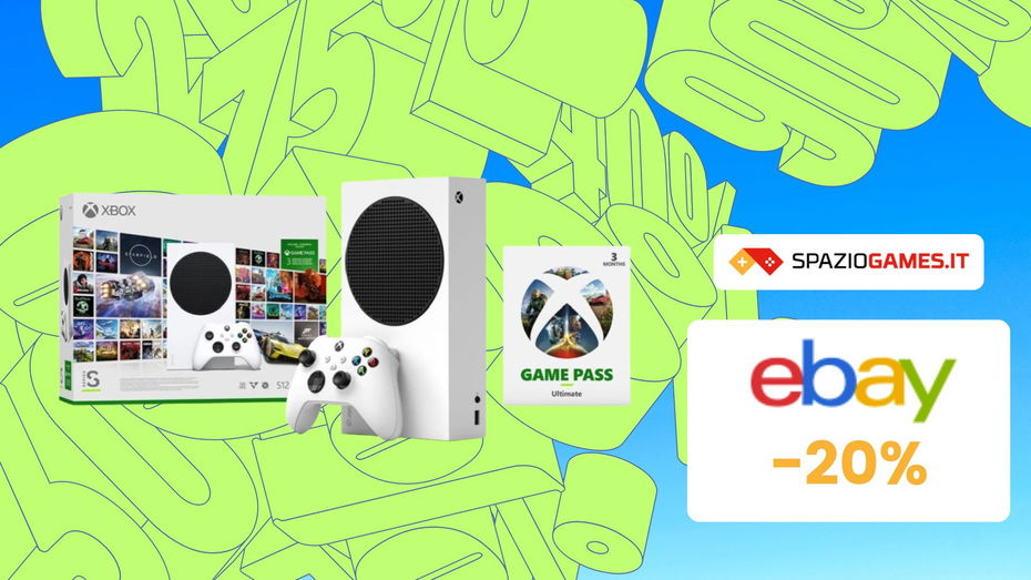 Immagine di Bundle Xbox Series S + 3 mesi GamePass Ultimate: RISPARMIA il 20% ora!