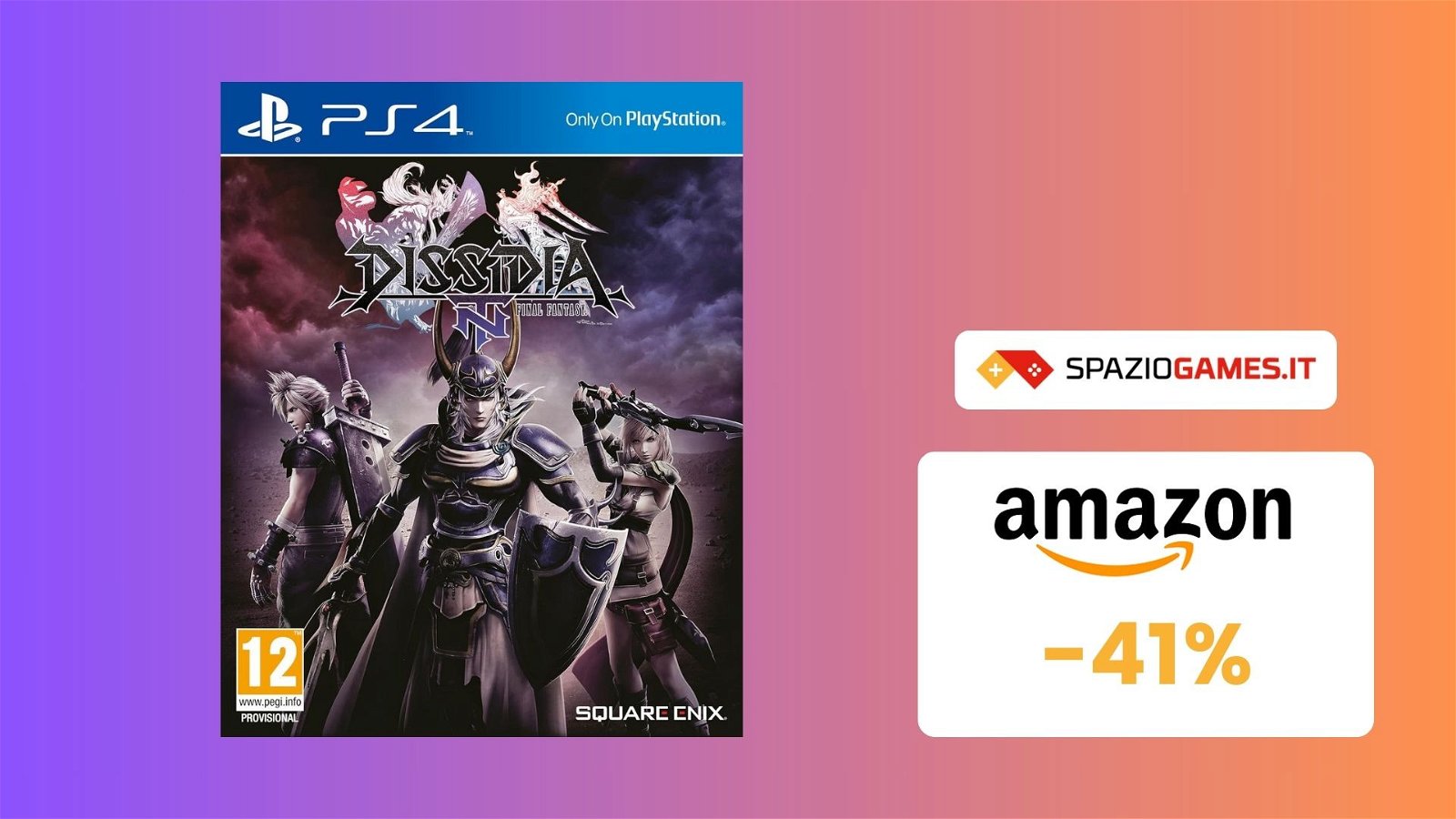 Dissidia Final Fantasy Nt: prezzo PICCOLISSIMO! Lo paghi meno di 10€!