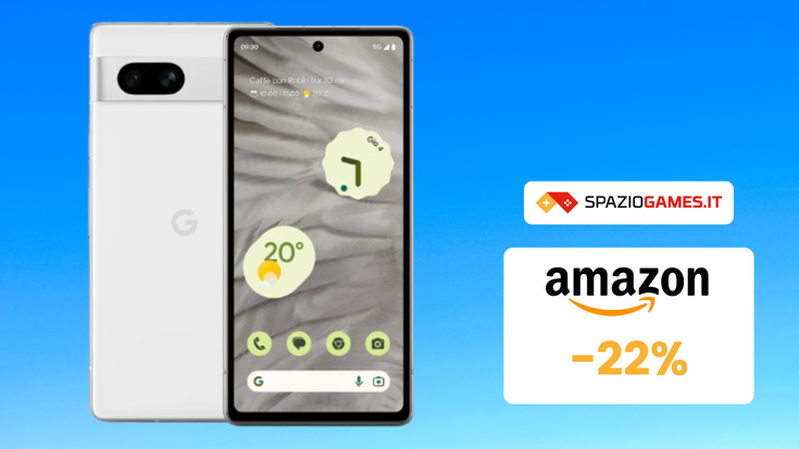 WOW! L'ottimo Google Pixel 7a è scontato del 22% su Amazon!