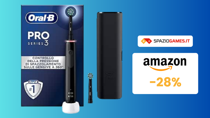 Spazzolino elettrico Oral-B Pro 3 3500N a 45€! -28%!