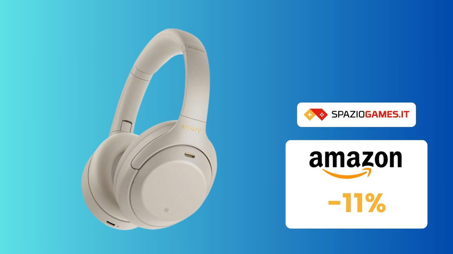 Immagine di Offerta a tempo su queste ECCELLENTI cuffie Sony con noise cancelling! (-11%)