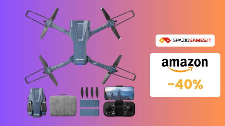 SOLTANTO 60€ per il drone pieghevole FakJank F406! -40%!