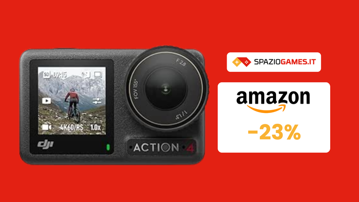 Riprese TOP con questa action cam impermeabile DJI a 329€!