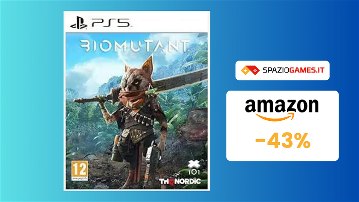 Immagine di Biomutant per PS5 in OFFERTA a 23€! Risparmio del 43%!