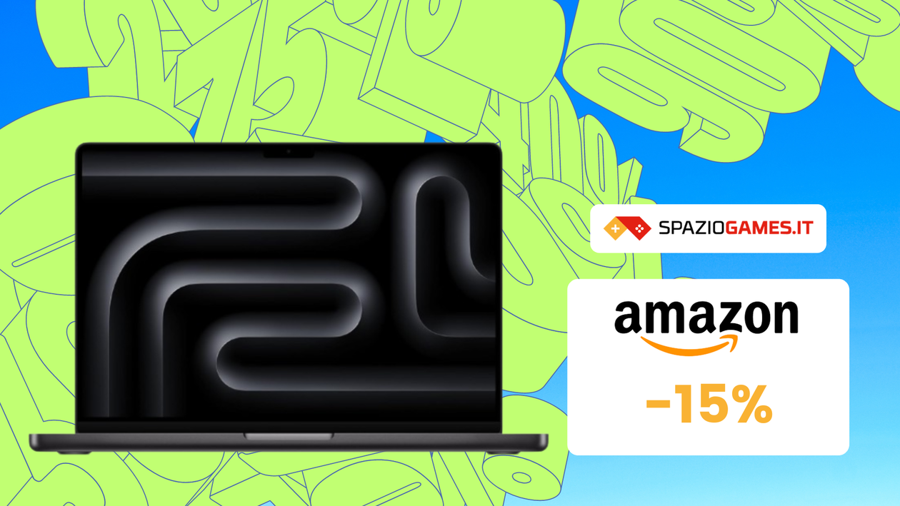 Immagine di MacBook Pro con chip M3: su Amazon RISPARMI il 15%!