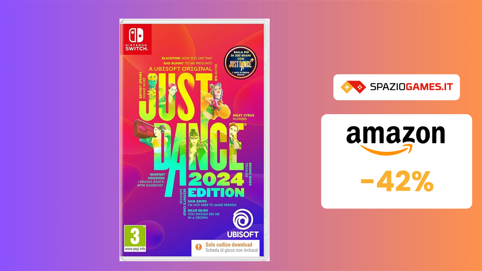 Just Dance 2024 Edition per Nintendo Switch a 35€! BALLIAMO!