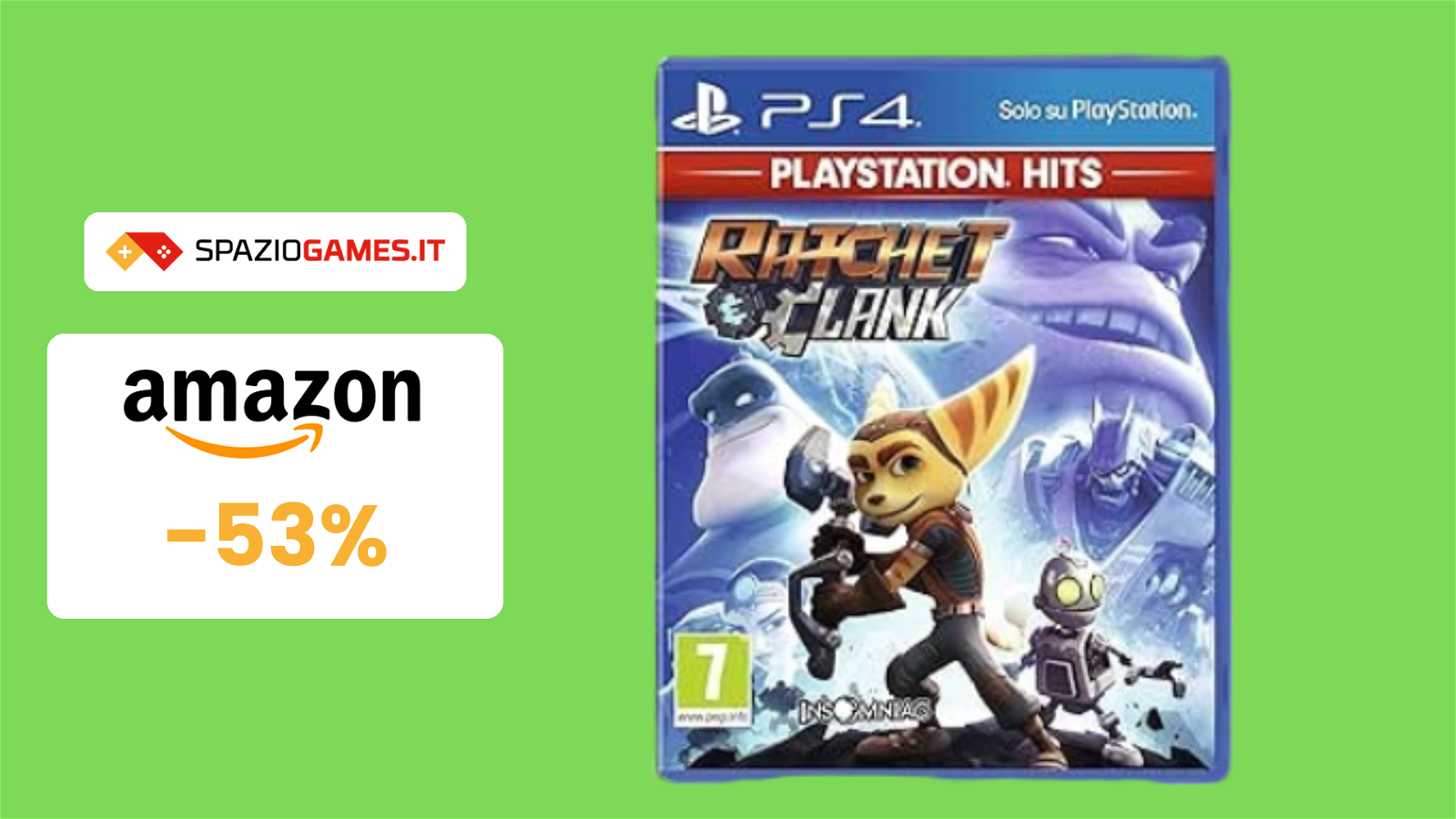 Ratchet & Clank per PS4 a META' PREZZO: solo 10€!