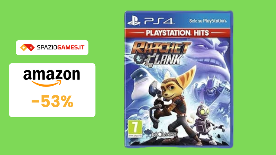 Immagine di Ratchet & Clank per PS4 a META' PREZZO: solo 10€!