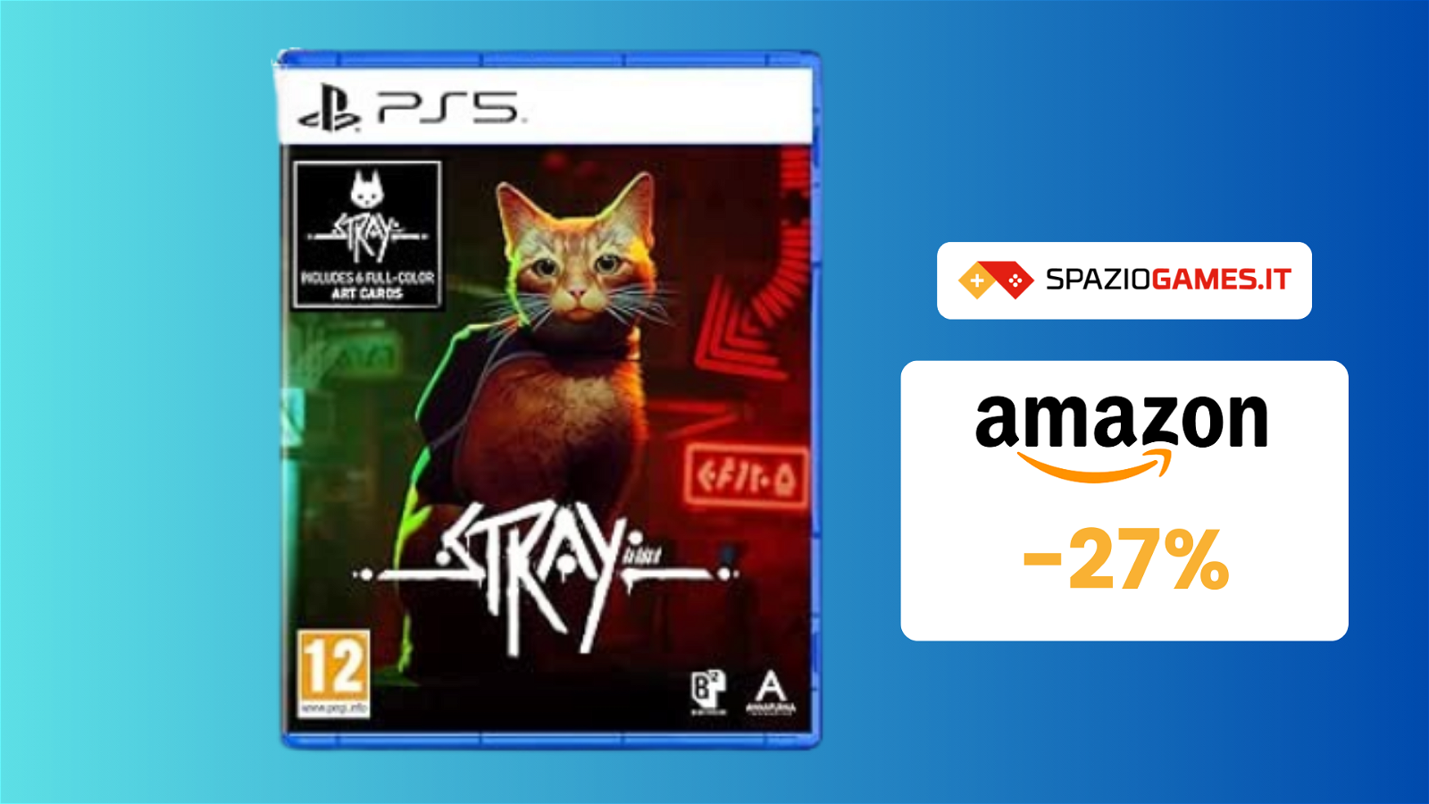 Stray per PS5 a 30€: mai pensato di diventare un gatto?!
