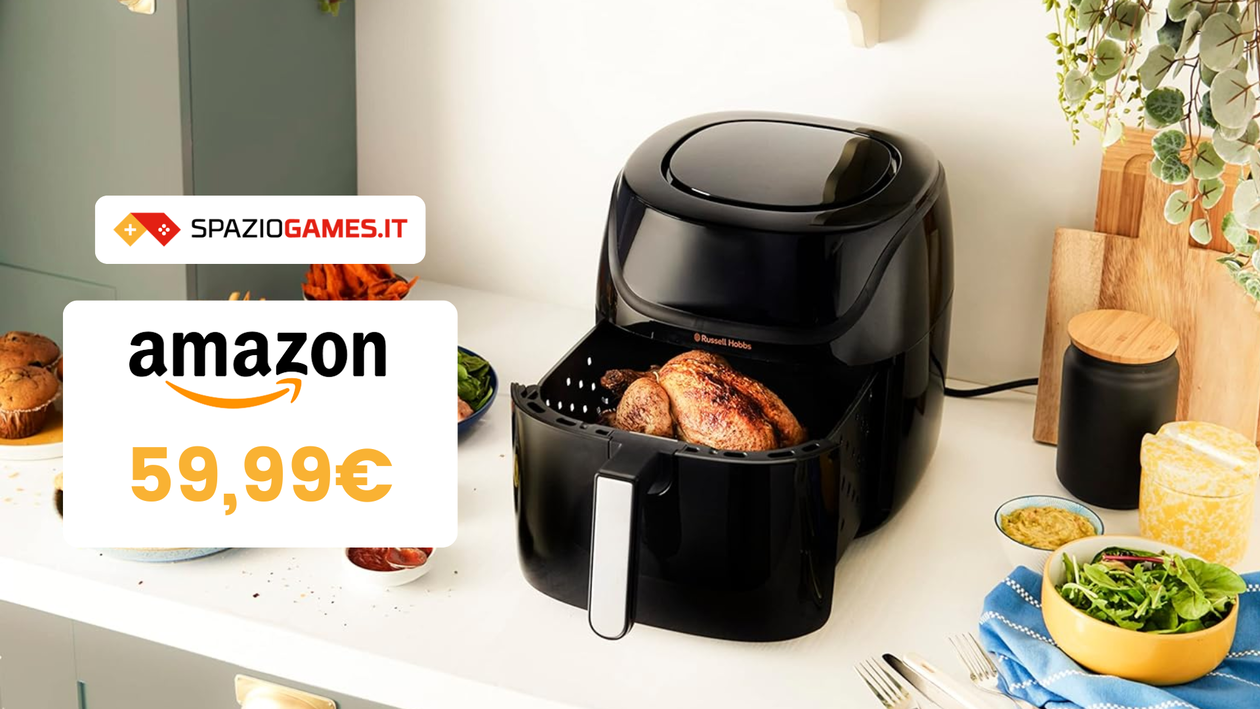 Immagine di Una friggitrice ad aria economica? Questa Russell Hobbs è ottima e costa meno di 60€